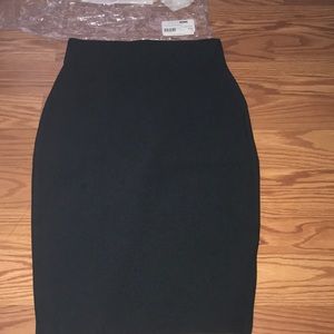 Fashion Nova Black bandage skirt